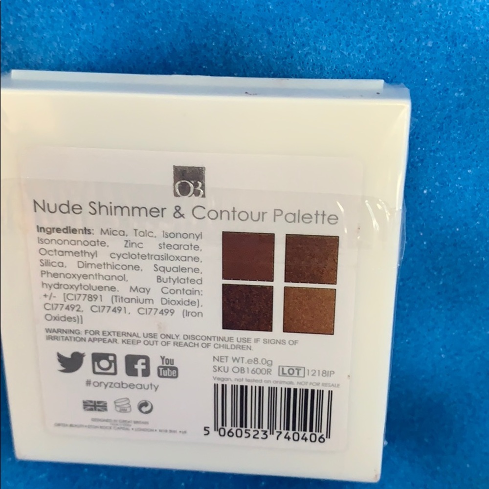 Oryza Beauty Eyeshadow Palette